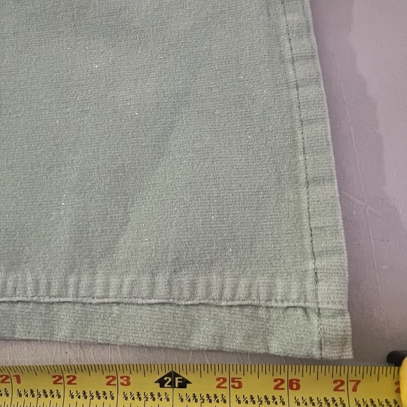 Gap Kids Stretch Flare Corduroy Glitter Pants Girls 12R Mint Y2K Adj.‎ Waist NWT - Picture 13 of 13